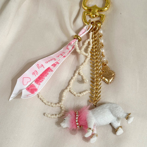 the fancy polar bear charm