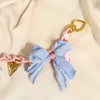 bag charm with a cute  bow