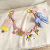 bag charm with a cute  bow