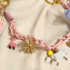 bag charm with a cute  bow