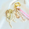 golden lion bag charm