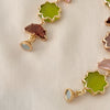 armband met kristallen maantjes en bloemen