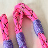 paracord charm in neon pink