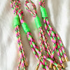 charm in neon pink & green