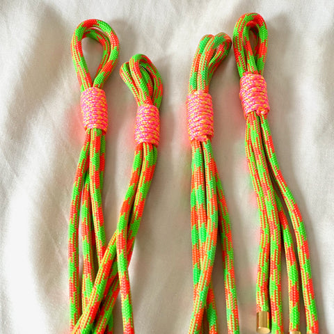 charm in neon orange & green
