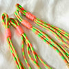 charm in neon orange & green