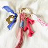 charm in rood en blauw