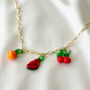halsketting met vrolijke fruit charms